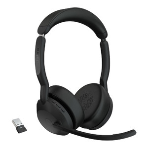 Jabra Evolve2 55 MS Stereo ANC, Wireless Bluetooth Headset, USB-A Jabra Evolve2 55 MS Stereo ANC, Wireless Bluetooth Headset, USB-A