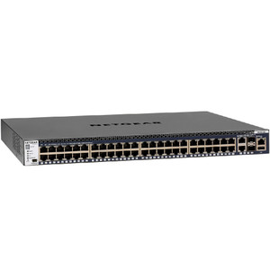 Netgear 48-Port Fully Managed Switch M4300-52G, 48x1G, 2x10GBASE-T, 2xSFP+, Stackable, ProSAFE Lifetime Protection Netgear 48-Port Fully Managed Switch M4300-52G, 48x1G, 2x10GBASE-T, 2xSFP+, Stackable, ProSAFE Lifetime Protection
