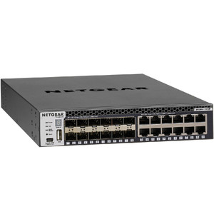 Netgear 24-Port Fully Managed Switch M4300-12X12F, 24x10G, 12x10GBASE-T, 12xSFP+, Half-Width Stackable, ProSAFE Lifetime Protection Netgear 24-Port Fully Managed Switch M4300-12X12F, 24x10G, 12x10GBASE-T, 12xSFP+, Half-Width Stackable, ProSAFE Lifetime Protection