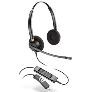 Poly Plantronics EncorePro 525 USB Stereo Headset, USB-A, USB-C Poly Plantronics EncorePro 525 USB Stereo Headset, USB-A, USB-C