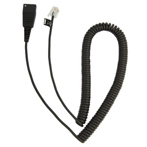 Jabra QD to Modular RJ Extension Coiled Cord Jabra QD to Modular RJ Extension Coiled Cord