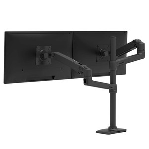 Ergotron LX Dual Stacking Arm, Tall Pole Multi-Monitor Mount (Black) Ergotron LX Dual Stacking Arm, Tall Pole Multi-Monitor Mount (Black)