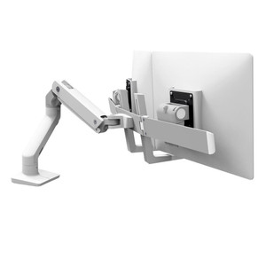 Ergotron HX Desk Dual Monitor Arm (White) Ergotron HX Desk Dual Monitor Arm (White)