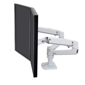 Ergotron LX Dual Side-by-Side Arm (White) Ergotron LX Dual Side-by-Side Arm (White)