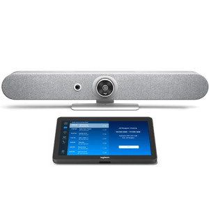 Logitech Rally Bar Mini & Tap with Cat5e Kit Video Conference Room Bundle (Off-White) Logitech Rally Bar Mini & Tap with Cat5e Kit Video Conference Room Bundle (Off-White)