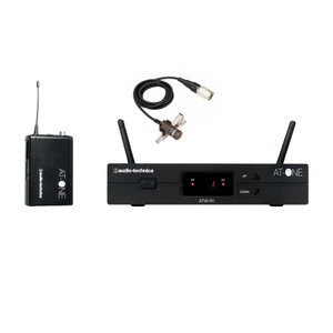 Audio-Technica ATW-11DE3/AT829cW AT-One Cardioid Clip-on Mic Beltpack System Audio-Technica ATW-11DE3/AT829cW AT-One Cardioid Clip-on Mic Beltpack System