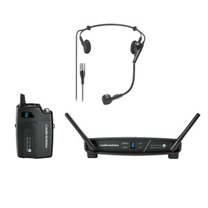Audio-Technica ATW-1101/PRO8Hecw System 10 Digital Wireless Hypercardioid Headset Microphone System (2.4 GHz) Audio-Technica ATW-1101/PRO8Hecw System 10 Digital Wireless Hypercardioid Headset Microphone System (2.4 GHz)