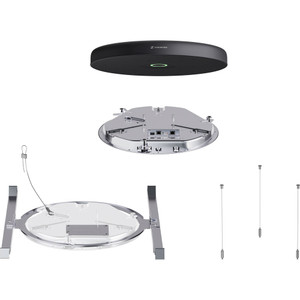 Sennheiser TeamConnect Ceiling Medium Microphone with Flushmount Kit (Black) Sennheiser TeamConnect Ceiling Medium Microphone with Flushmount Kit (Black)
