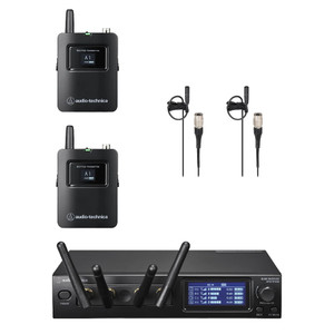 Audio-Technica ATW-1421/BP898cW System 20 PRO Dual Wireless Lavalier Mic System Audio-Technica ATW-1421/BP898cW System 20 PRO Dual Wireless Lavalier Mic System