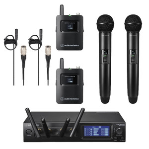 Audio-Technica ATW-1443/BP898cW System 20 PRO Quad Wireless Combo System Audio-Technica ATW-1443/BP898cW System 20 PRO Quad Wireless Combo System