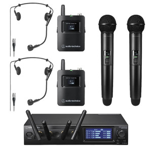 Audio-Technica ATW-1443/ATM75cw System 20 PRO Quad Wireless Combo System Audio-Technica ATW-1443/ATM75cw System 20 PRO Quad Wireless Combo System