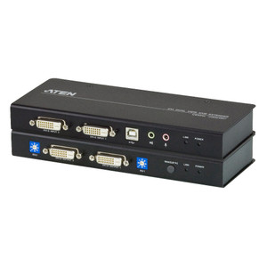 ATEN USB DVI Dual View Cat 5 KVM Extender ATEN USB DVI Dual View Cat 5 KVM Extender