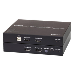 ATEN USB DP Dual View HDBaseT 2.0 KVM Extender (4K@100m for Single View) ATEN USB DP Dual View HDBaseT 2.0 KVM Extender (4K@100m for Single View)