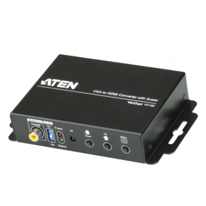 ATEN VGA/Audio to HDMI Converter with Scaler ATEN VGA/Audio to HDMI Converter with Scaler