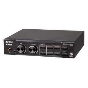 ATEN 4x2 True 4K Presentation Matrix Switch with Scaling, DSP, and HDBaseT-Lite ATEN 4x2 True 4K Presentation Matrix Switch with Scaling, DSP, and HDBaseT-Lite