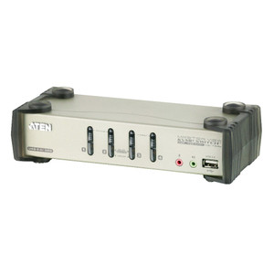 ATEN 4-Port PS/2-USB VGA/Audio KVMP Switch with OSD ATEN 4-Port PS/2-USB VGA/Audio KVMP Switch with OSD