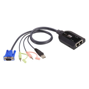 ATEN USB VGA/Audio Virtual Media KVM Adapter with Dual Output ATEN USB VGA/Audio Virtual Media KVM Adapter with Dual Output