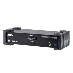 ATEN 2-Port USB 3.0 4K HDMI KVMP Switch with Audio Mixer Mode ATEN 2-Port USB 3.0 4K HDMI KVMP Switch with Audio Mixer Mode