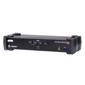 ATEN 4-Port USB 3.0 4K HDMI KVMP Switch with Audio Mixer Mode ATEN 4-Port USB 3.0 4K HDMI KVMP Switch with Audio Mixer Mode