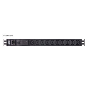 ATEN 1U 10A 10-Port Basic PDU with Surge Protection