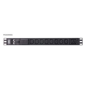 ATEN 1U 16A 9-Port Basic PDU with Surge Protection ATEN 1U 16A 9-Port Basic PDU with Surge Protection