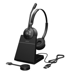 Jabra Engage 55 SE Stereo MS, Wireless DECT Headset, With Charging Stand, USB-A (Black) Jabra Engage 55 SE Stereo MS, Wireless DECT Headset, With Charging Stand, USB-A (Black)