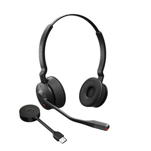 Jabra Engage 55 SE Stereo UC, Wireless DECT Headset, USB-C (Black) Jabra Engage 55 SE Stereo UC, Wireless DECT Headset, USB-C (Black)