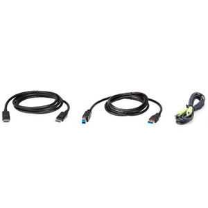 ATEN 1.8M USB DisplayPort KVM Cable Kit ATEN 1.8M USB DisplayPort KVM Cable Kit