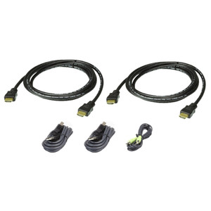 ATEN 1.8M USB HDMI Dual Display Secure KVM Cable Kit ATEN 1.8M USB HDMI Dual Display Secure KVM Cable Kit