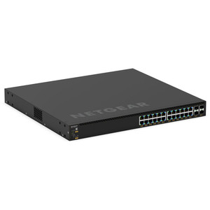 Netgear M4350-24G4XF 24-Port Gigabit PoE+ Compliant Fully Managed AV Network Switch Netgear M4350-24G4XF 24-Port Gigabit PoE+ Compliant Fully Managed AV Network Switch