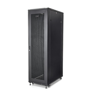 StarTech 4-Post 42U Server Rack Cabinet, 19" Data Rack Cabinet for Computer / AV / IT Equipment Mount, Rack Server Enclosure with Casters, Full Size Industrial Network Storage StarTech 4-Post 42U Server Rack Cabinet, 19" Data Rack Cabinet for Computer / AV / IT Equipment Mount, Rack Server Enclosure with Casters, Full Size Industrial Network Storage