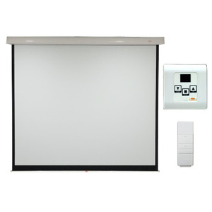 Remaco PRO-L2727Vyl Motorized Projector Screen, 266 (W) x 266 (H) cm (136” Diagonal) Remaco PRO-L2727Vyl Motorized Projector Screen, 266 (W) x 266 (H) cm (136” Diagonal)
