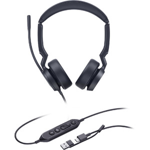 Yealink UH44 Dual MS Teams, Wired USB Headset, USB-C/A Yealink UH44 Dual MS Teams, Wired USB Headset, USB-C/A