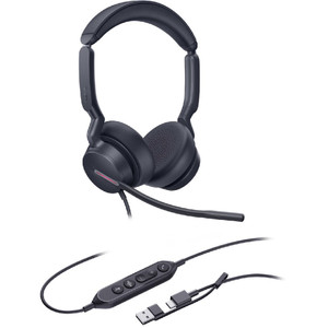 Yealink UH46 Dual UC, Wired USB Headset, USB-C/A Yealink UH46 Dual UC, Wired USB Headset, USB-C/A