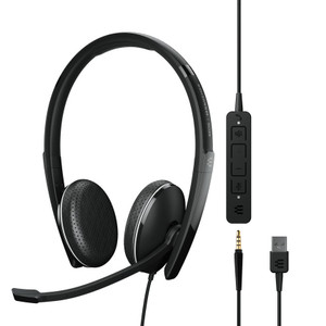 EPOS Sennheiser Adapt 165 USB-A II Stereo Wired Headset, USB-A, 3.5mm EPOS Sennheiser Adapt 165 USB-A II Stereo Wired Headset, USB-A, 3.5mm