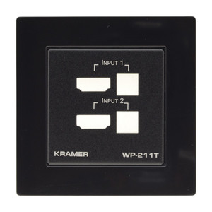 Kramer WP–211T EU & UK–Size Black Panel Set Kramer WP–211T EU & UK–Size Black Panel Set