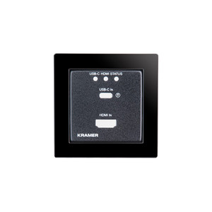 Kramer WP-20CT EU PANEL SET Black Frame and Faceplate Set for Wall Plate Kramer WP-20CT EU PANEL SET Black Frame and Faceplate Set for Wall Plate