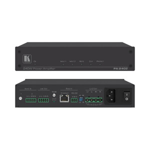 Kramer PA-240Z 240W Power Amplifier Kramer PA-240Z 240W Power Amplifier