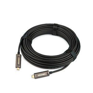 Kramer CLS-AOCU31/CC-15 USB 3.1 GEN–2 Optical USB–C (M) to USB–C (M) Cable (15') Kramer CLS-AOCU31/CC-15 USB 3.1 GEN–2 Optical USB–C (M) to USB–C (M) Cable (15')
