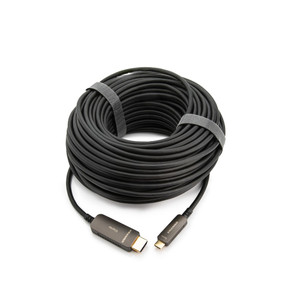 Kramer CP-AOCU/CH-15 Active Optical 4K USB Type C (M) to HDMI (M) — Plenum Rated (15') Kramer CP-AOCU/CH-15 Active Optical 4K USB Type C (M) to HDMI (M) — Plenum Rated (15')