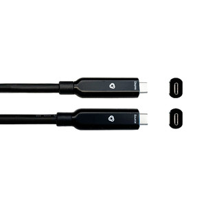 Kramer CLS-AOCU32/FF-25 USB 3.2 GEN–2 Full Featured USB–C (M) to USB–C (M) Active AOC Cable (25') Kramer CLS-AOCU32/FF-25 USB 3.2 GEN–2 Full Featured USB–C (M) to USB–C (M) Active AOC Cable (25')