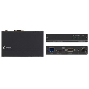 Kramer TP-580RXR 4K60 4:2:0 HDMI HDCP 2.2 Receiver with RS–232 & IR Over Extended–Reach HDBaseT Kramer TP-580RXR 4K60 4:2:0 HDMI HDCP 2.2 Receiver with RS–232 & IR Over Extended–Reach HDBaseT