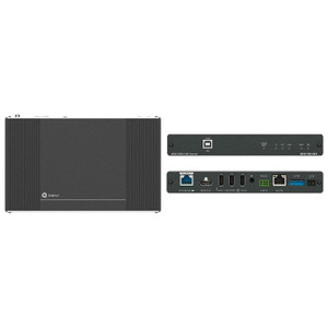 Kramer EXT3-POE-XR-R 4K60 4:4:4 Receiver with Bidirectional PoE, USB, Ethernet, RS–232, & IR Over Extended–Reach HDBaseT 3.0