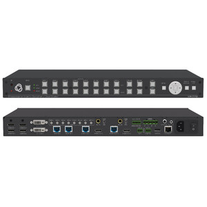 Kramer VP-778 8–Input Presentation Matrix Switcher/Scaler with Seamless Video Cuts and 4K30 Output Support