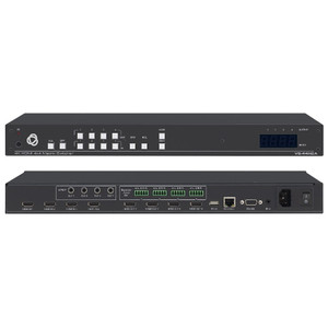 Kramer VS-44H2A 4x4 4K HDR HDMI HDCP 2.2 Matrix Switcher with Audio De–embedding