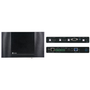 Kramer DIP-20 4K60 4:2:0 HDMI & VGA Auto Switcher/Transmitter over Extended–Reach PoE Over HDBaseT with Maestro Room Automation