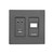 Kramer WP-DEC7 US-PANEL-SET Black Frame and Faceplate Set for KDS–DEC7 US Wall Plate