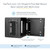 StarTech 4-Post 12U Wall Mount Network Cabinet with 1U Shelf, 19" Hinged Wall-Mounted Server Rack for Data / AV / Electronics / Computer Equipment, Flexible Vented Rack Enclosure