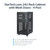 StarTech 24U Enterprise-Grade Server Rack Cabinet Kit, 19" Enclosed 4-Post Rack with Shelf and Cable Management, 75cm Mounting Depth, 450kg Capacity