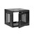 StarTech 4-Post 9U Wall Mount Network Cabinet with 1U Shelf, 19" Wall-Mounted Server Rack for Data / AV / Electronics / Computer Equipment, Small Vented Rack Enclosure